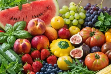 frutas verduras e legumes da estação no verão