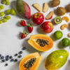 Frutas orgânicas da Raízs.